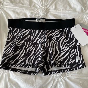 SOFFE zebra print spandex